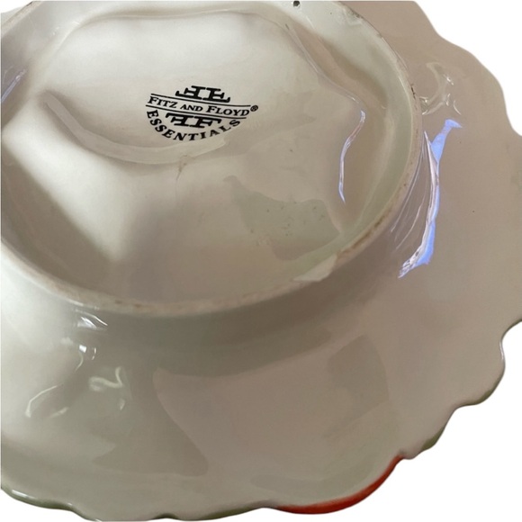 Fitz & Floyd Essentials Easter Egg Canape Collector Plate Easter Colors 7.5” - Picture 5 of 5